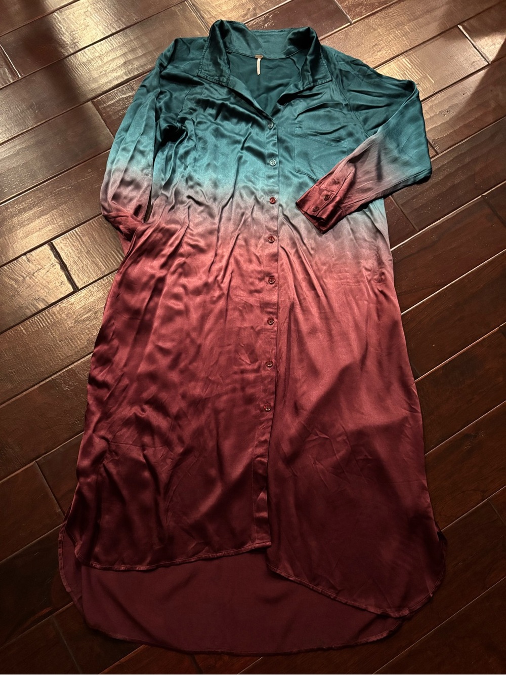 NWT Young Fabulous & Broke silky ombre dress - Size Medium